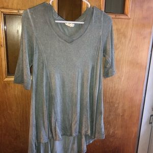 Sage green flowy top/tunic